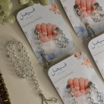 مسبحه كرستال مع الكرت